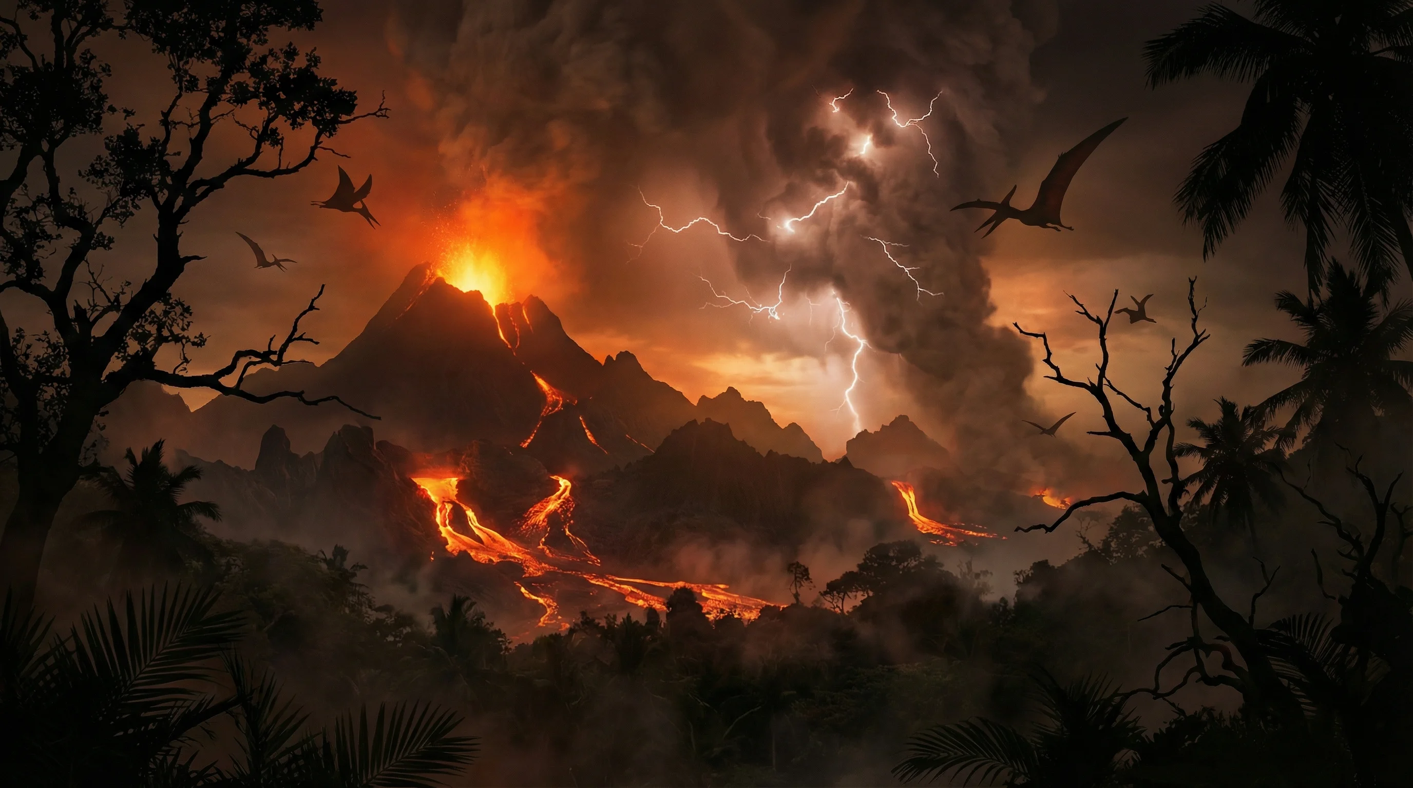 侏罗纪火山岛上的活火山，预示着 24棋牌 的火山赌注挑战